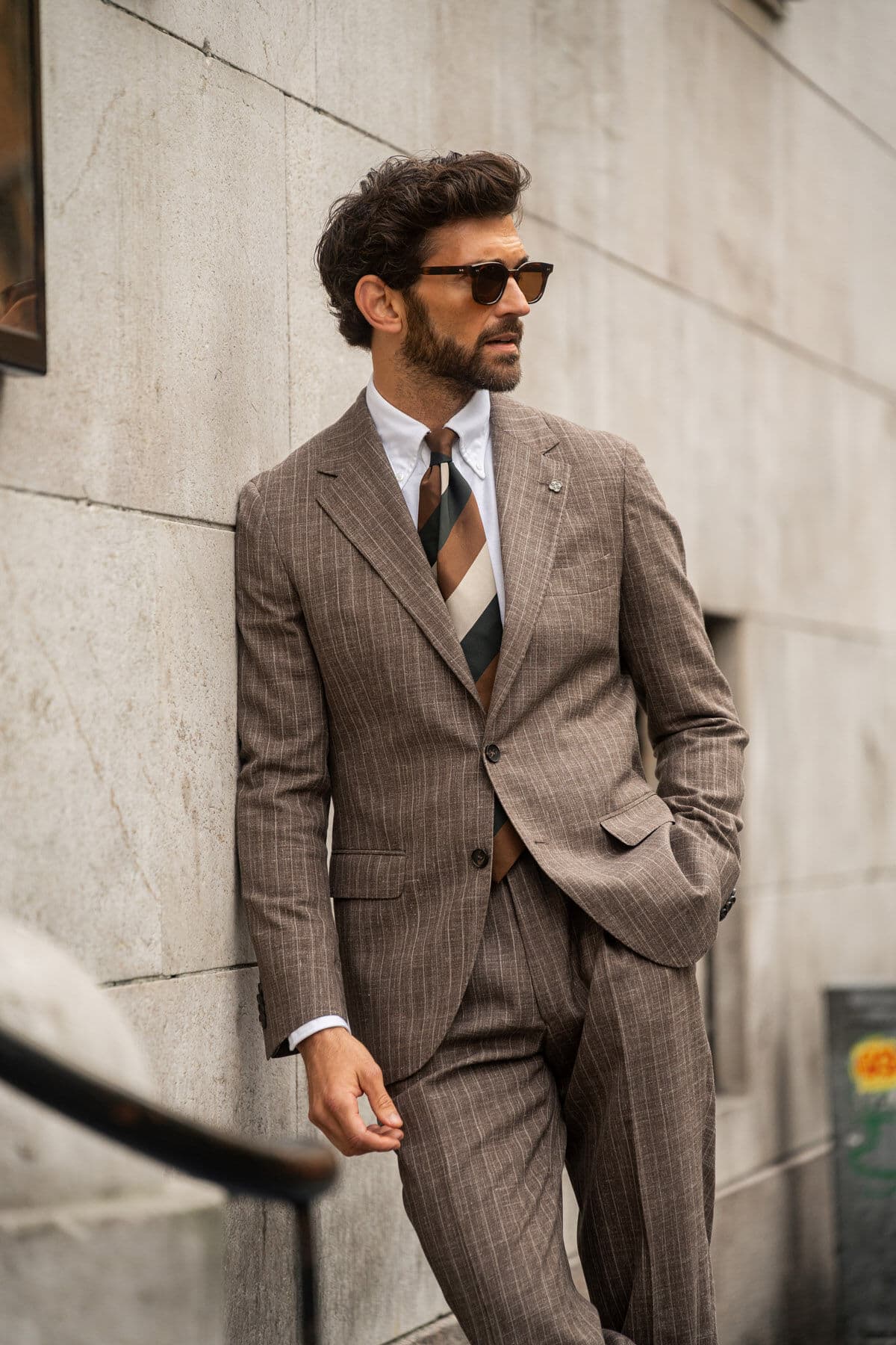 Ernie suit brown