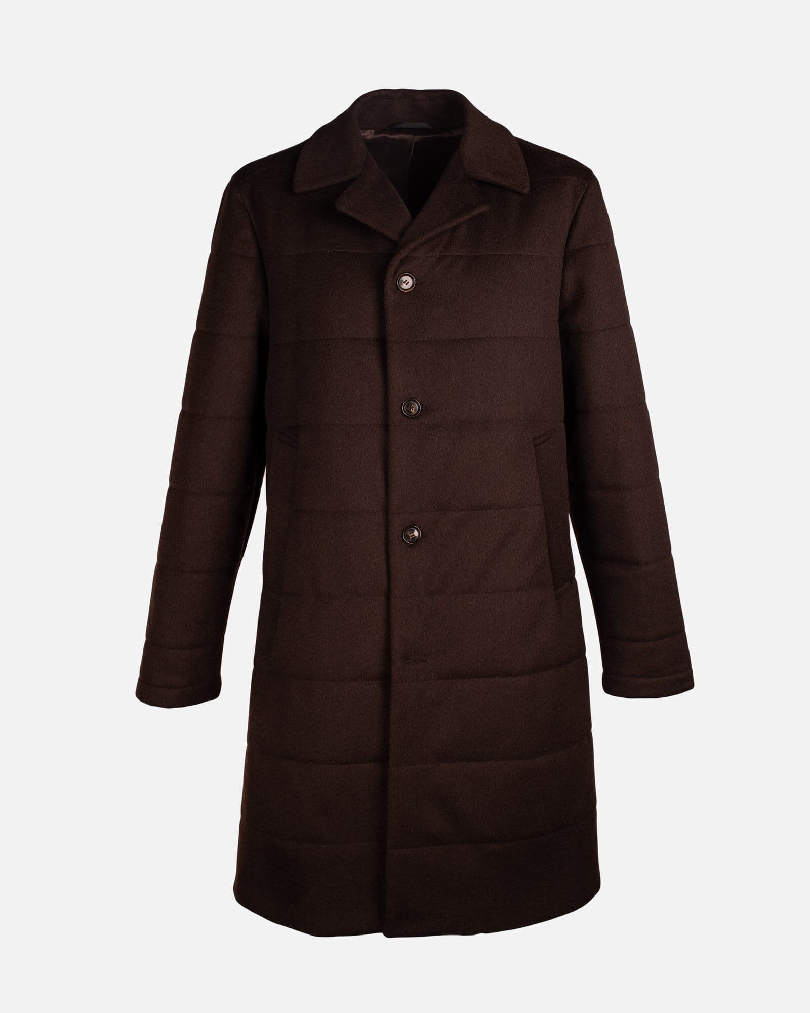 Brown padded coat