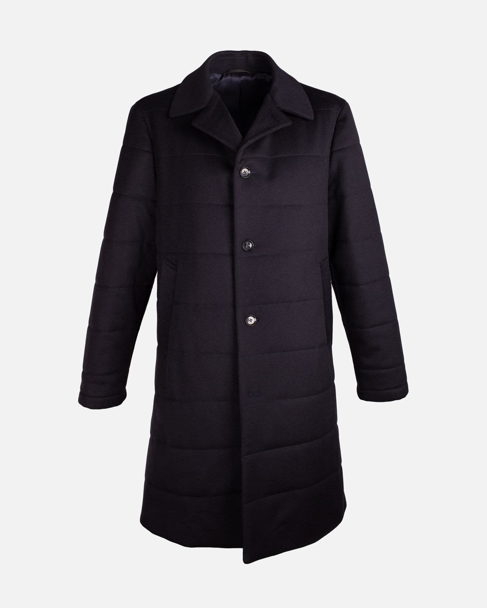 Navy padded coat