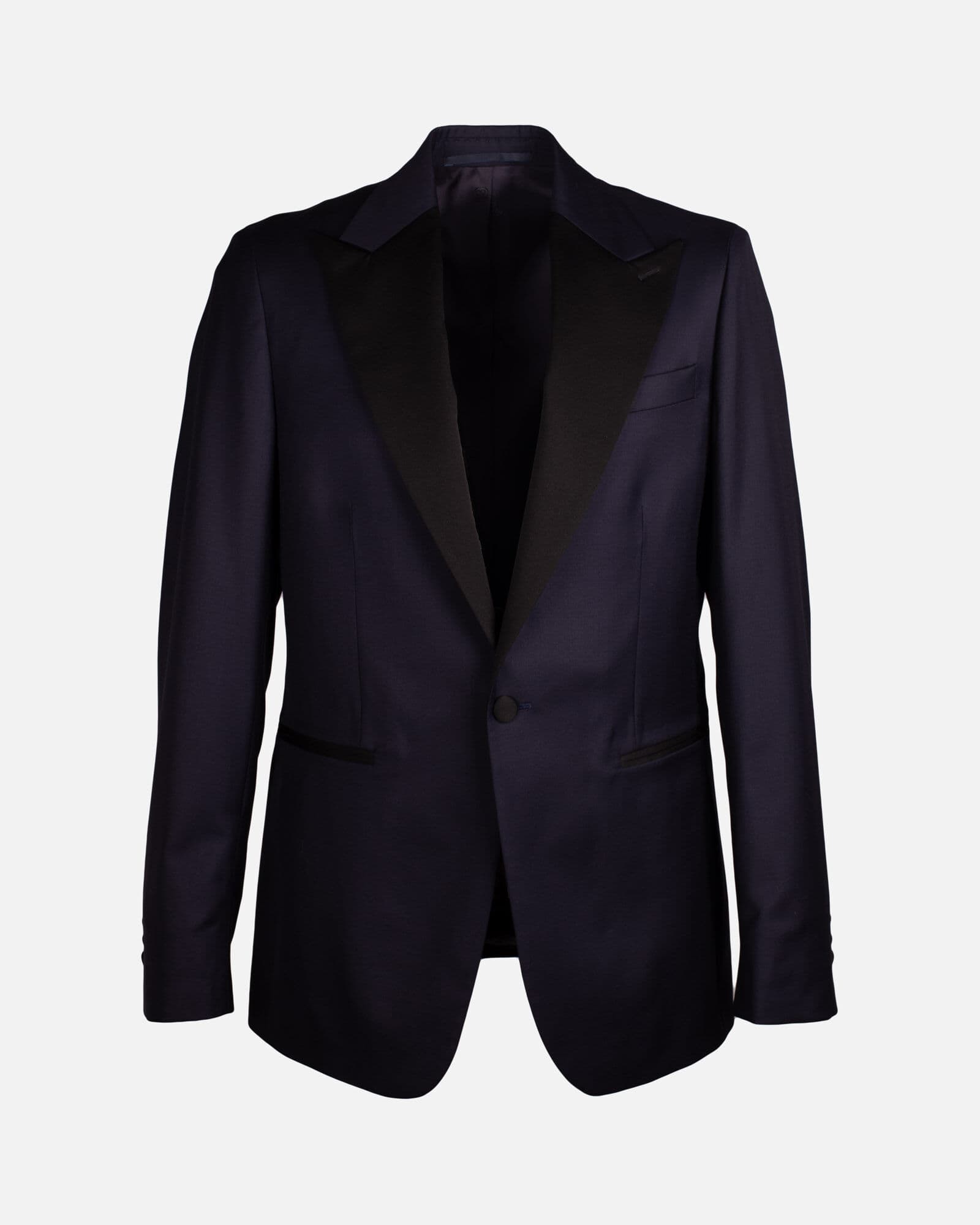 frontside of Navy tuxedo