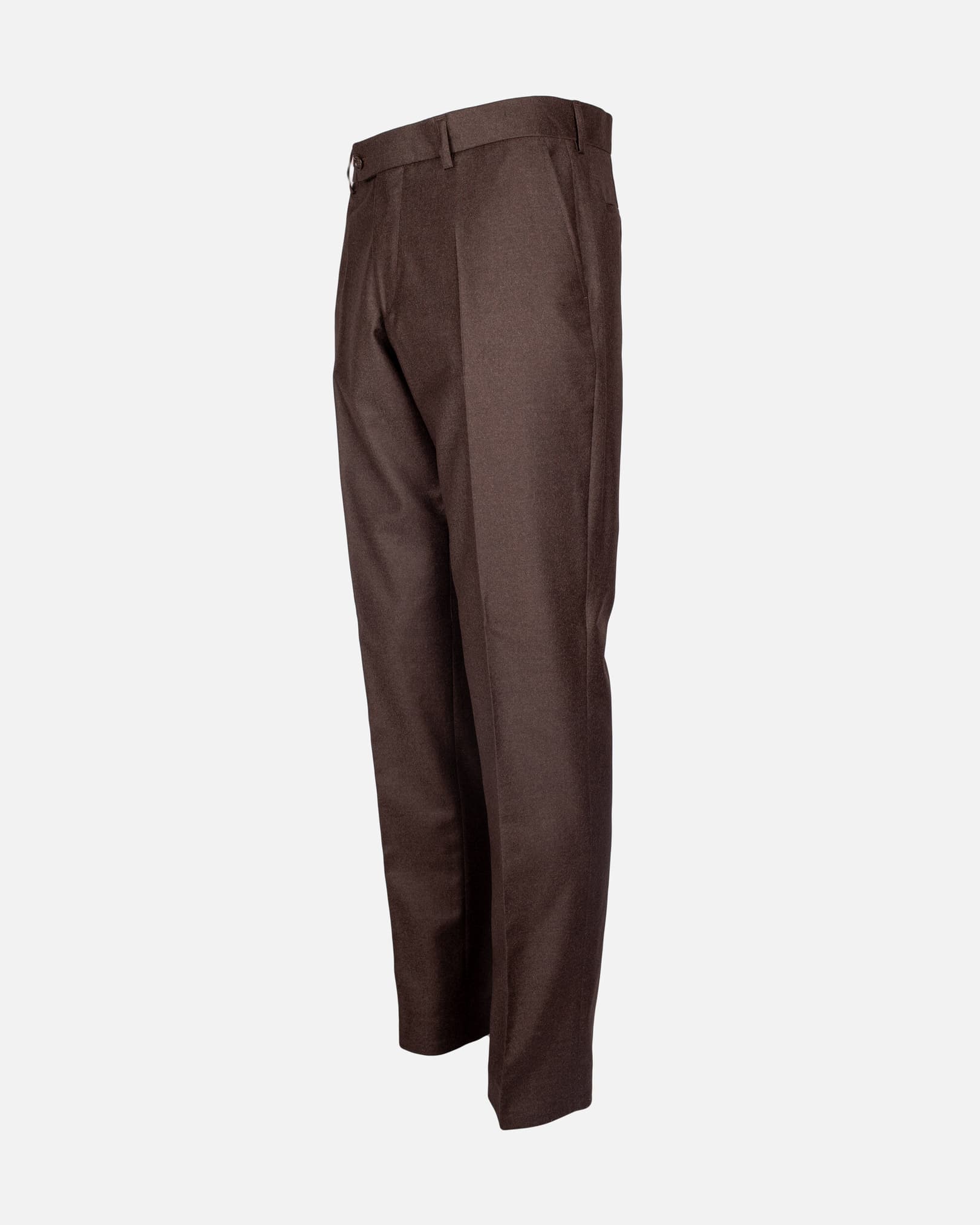 Renzo pat trousers dark brown